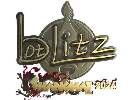 Sticker | bLitz (Gold) | Shanghai 2024