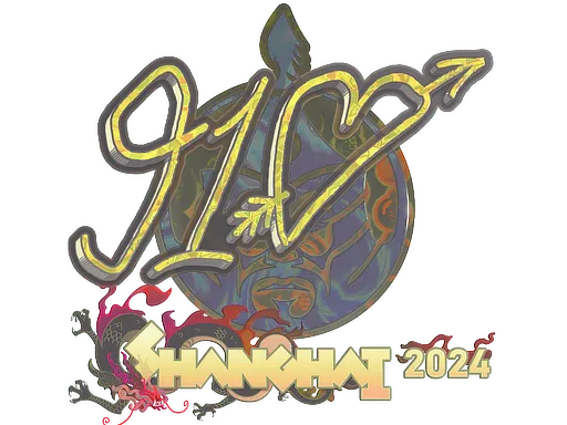 Sticker | 910 (Holo) | Shanghai 2024