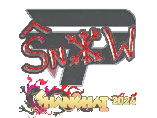 Sticker | snow | Shanghai 2024