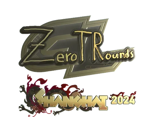 Sticker | ztr (Gold) | Shanghai 2024