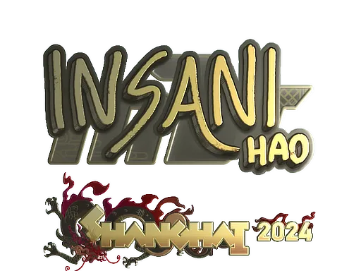 Sticker | insani (Gold) | Shanghai 2024