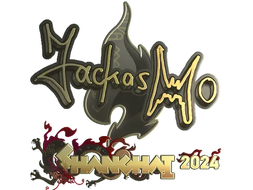 Sticker | jackasmo (Gold) | Shanghai 2024