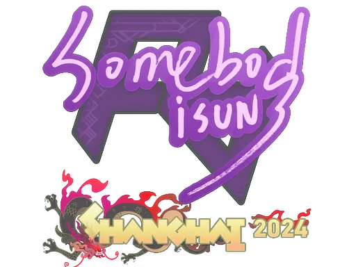 Sticker | somebody | Shanghai 2024