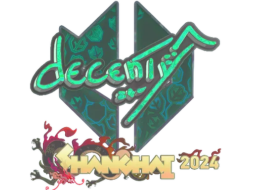 Sticker | decenty (Holo) | Shanghai 2024