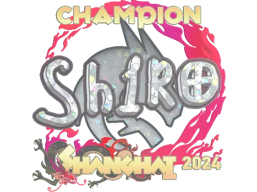 Sticker | sh1ro (Glitter, Champion) | Shanghai 2024