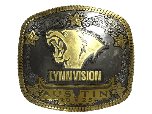 Sticker | Lynn Vision (Gold) | Austin 2025