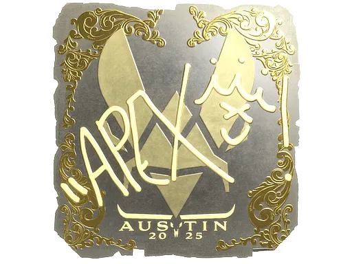 Sticker | apEX (Gold) | Austin 2025