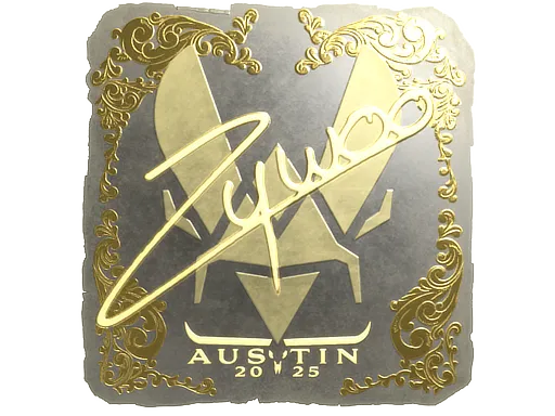 Sticker | ZywOo (Gold) | Austin 2025