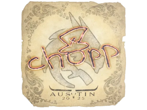 Sticker | chopper | Austin 2025