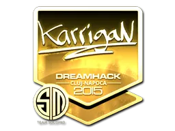 Sticker | karrigan (Gold) | Cluj-Napoca 2015