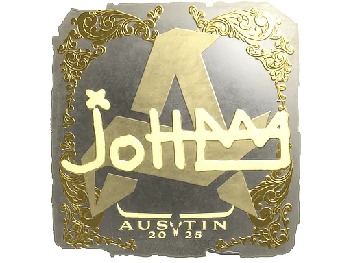 Sticker | jottAAA (Gold) | Austin 2025