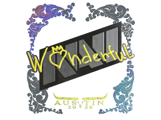Sticker | w0nderful (Holo) | Austin 2025
