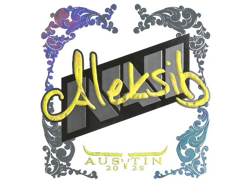 Sticker | Aleksib (Holo) | Austin 2025