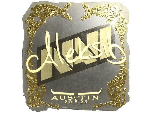 Sticker | Aleksib (Gold) | Austin 2025