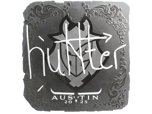 Sticker | huNter- (Foil) | Austin 2025