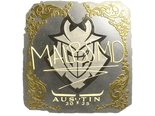 Sticker | malbsMd (Gold) | Austin 2025