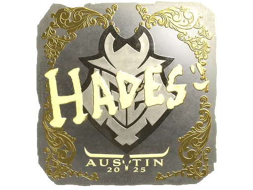 Sticker | hades (Gold) | Austin 2025