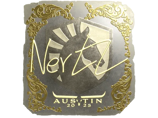 Sticker | NertZ (Gold) | Austin 2025