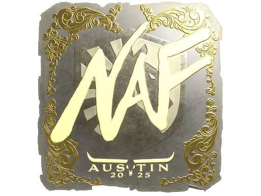 Sticker | NAF (Gold) | Austin 2025