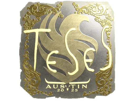 Sticker | TeSeS (Gold) | Austin 2025