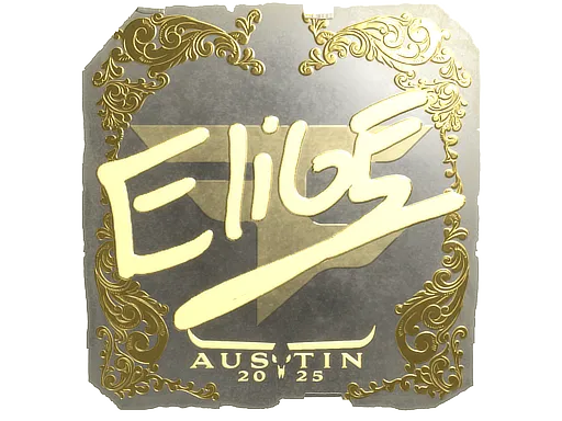 Sticker | EliGE (Gold) | Austin 2025