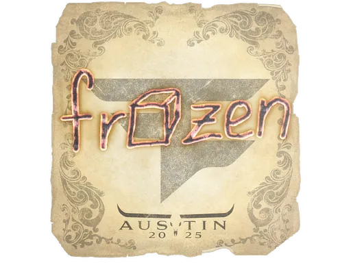 Sticker | frozen | Austin 2025