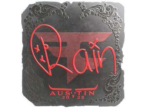 Sticker | rain (Foil) | Austin 2025