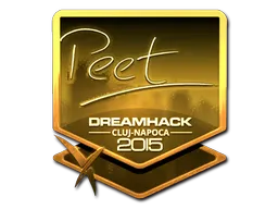 Sticker | peet (Gold) | Cluj-Napoca 2015