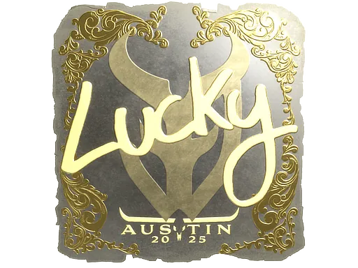 Sticker | Lucky (Gold) | Austin 2025
