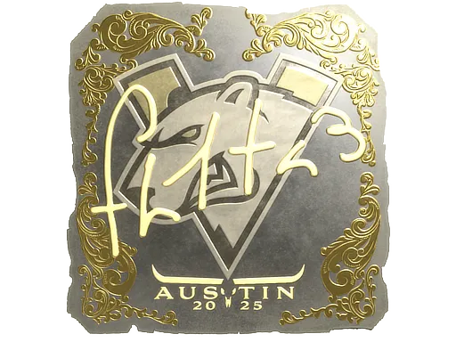 Sticker | FL1T (Gold) | Austin 2025