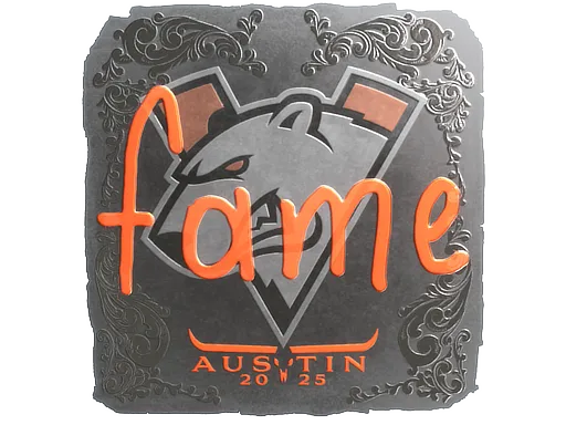 Sticker | fame (Foil) | Austin 2025