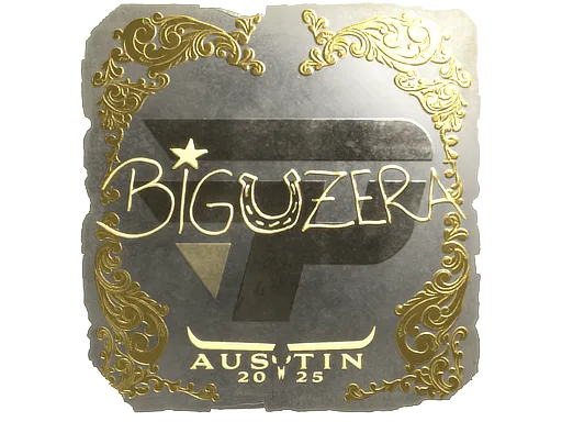 Sticker | biguzera (Gold) | Austin 2025