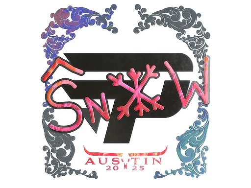 Sticker | snow (Holo) | Austin 2025