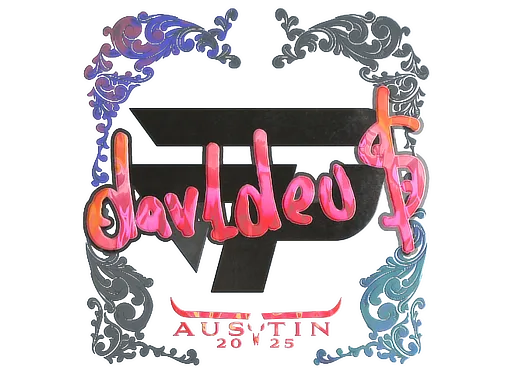 Sticker | dav1deuS (Holo) | Austin 2025