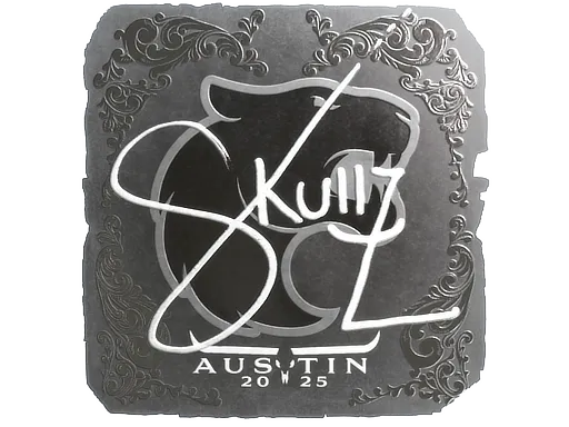 Sticker | skullz (Foil) | Austin 2025