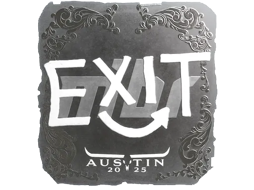 Sticker | exit (Foil) | Austin 2025