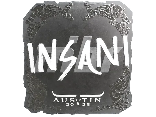 Sticker | insani (Foil) | Austin 2025