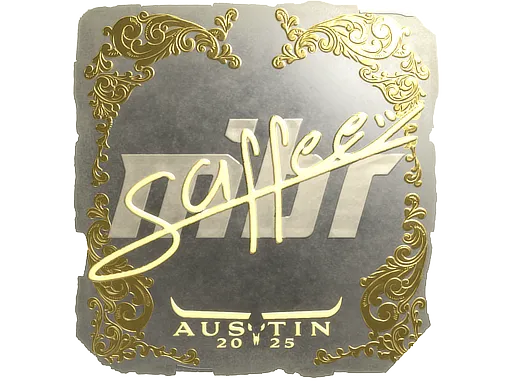 Sticker | saffee (Gold) | Austin 2025