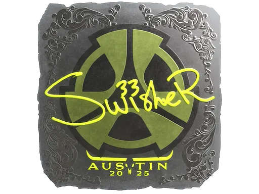 Sticker | Swisher (Foil) | Austin 2025