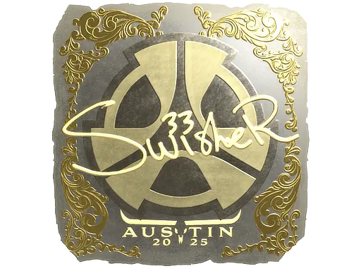 Sticker | Swisher (Gold) | Austin 2025