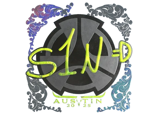 Sticker | s1n (Holo) | Austin 2025
