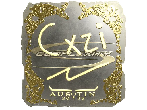 Sticker | Cxzi (Gold) | Austin 2025