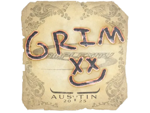 Sticker | Grim | Austin 2025