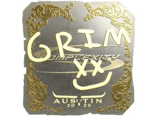Sticker | Grim (Gold) | Austin 2025
