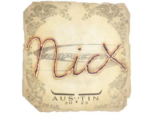 Sticker | nicx | Austin 2025