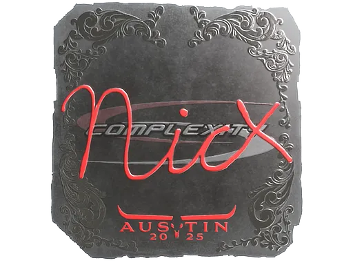 Sticker | nicx (Foil) | Austin 2025