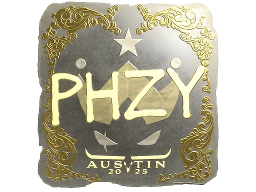 Sticker | phzy (Gold) | Austin 2025