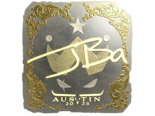 Sticker | JBa (Gold) | Austin 2025