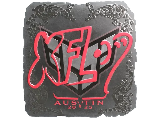 Sticker | xfl0ud (Foil) | Austin 2025