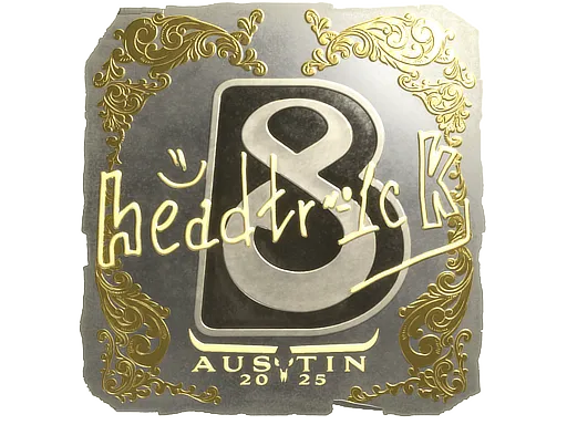 Sticker | headtr1ck (Gold) | Austin 2025